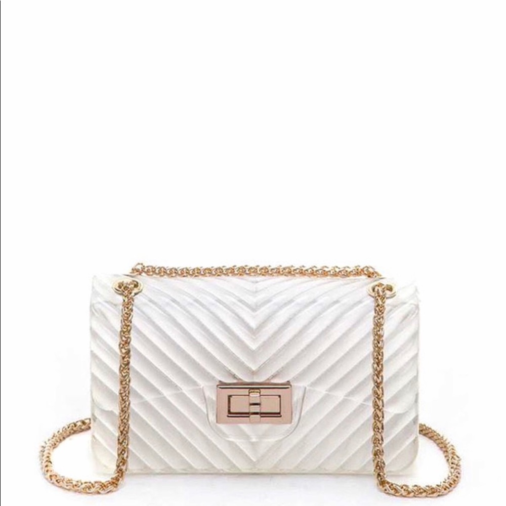 Clear Medium Chain Strap Handbag - Picture 3 of 4
